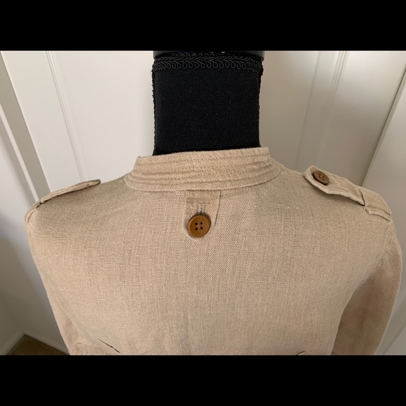 Cream Flax Jacket from BR - Picture 6 of 10